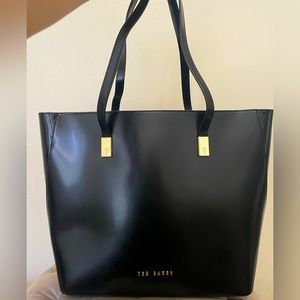 Ted Baker zippered Tote with large removable wallet.